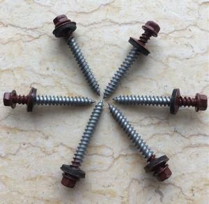 Hex Head Self-Drilling Screw with EPDM Washer Zinc Plated, Good Quality