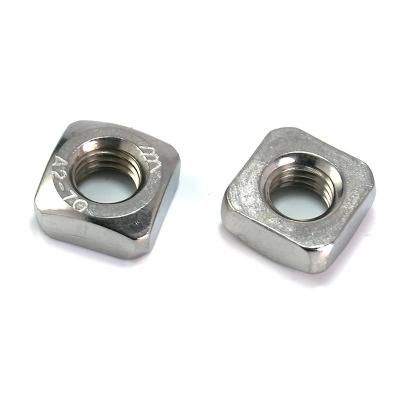 Manufacturer Wholesale Bolts and Nuts Grade 8.8 DIN562 Hot DIP Galvanized Square Nut M8 Stainless Steel