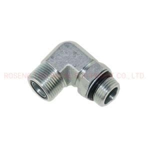 90 Orfs Stainless / Carbon Steel Connector Hydraulic Hose Fittings Adapter