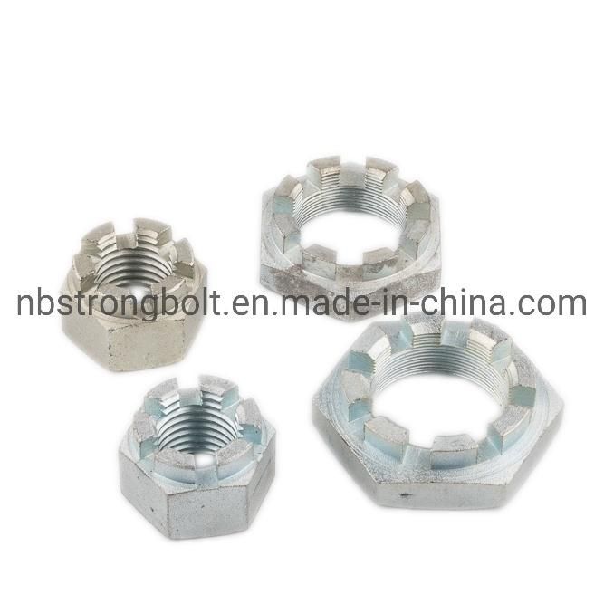 DIN935 Hex Slotted Nut Fastener