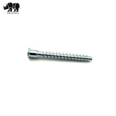 Pozi / Inner Hex Drive Equivalent Flat Head Euro Cabinet Screw Confirmat Type B Nickel