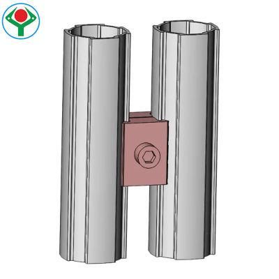 Aluminum Pipe Fitting Aluminum Joint for Aluminum Pipe Lean Production Building Kit System Low Cost Intelligent Automation/ Rack/ Cart/Workbench