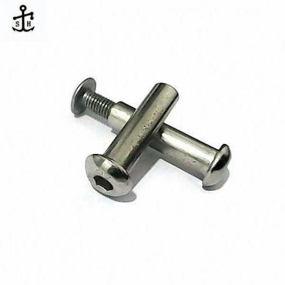 Stainless Steel Machine Screws Non-Standard Hex Socket Cheese Head Semi Tubular Rivet