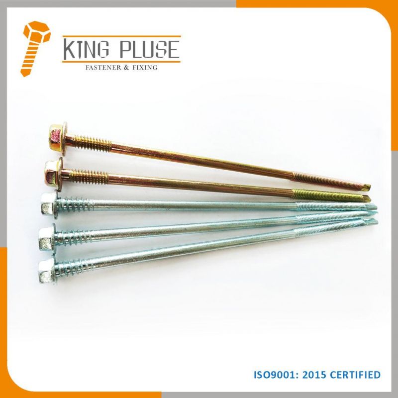 Hex Flange Head Self Drilling Screw Long Screw with Thread Cut