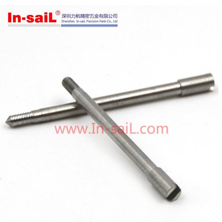 OEM Custom Metal Aluminum/Brass/Stainless Steel/Steel Stepped CNC Machining Pins
