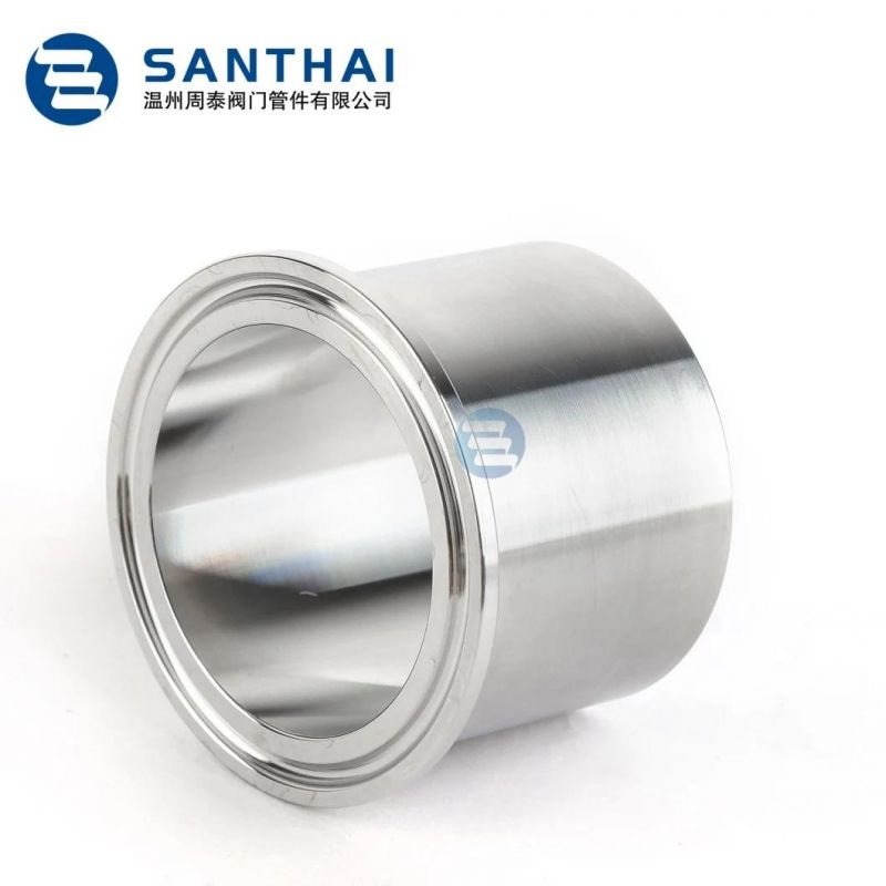 Stainless Steel Sanitary 3A Fittings Long Weld Clamp Ferrules