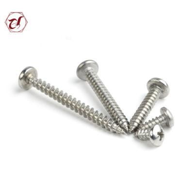SS316L SS316 Stainless Steel DIN7981 Self Tapping Screw