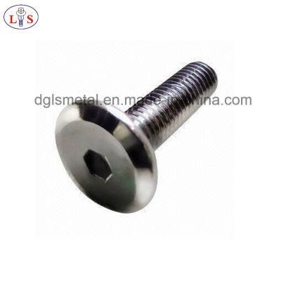 Flat Head Chamfered Hexagonal Socket Bolt with Nickel-Plated