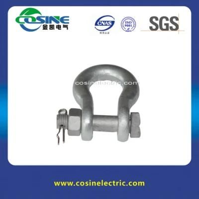 Hot DIP Galvanized Forged Steel Anchor Shackle (U Type)