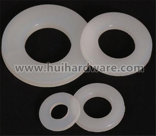 China Manufacture White Soft Nylon Plastic Transparent Flat Washer