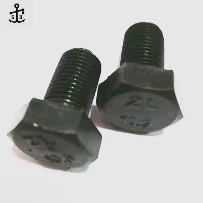 Black Oxidation Big Size DIN933 Hexagon Bolt Made in China