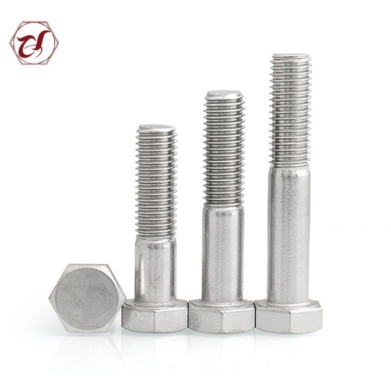 Stainless Steel 304 316 2205 DIN931 Bolt with Half Thread, DIN933 Full Thread