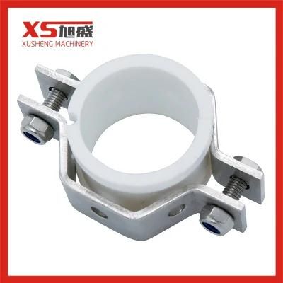 Stainless Steel Heavy Hex Pipe Holder with Rubber Grommets