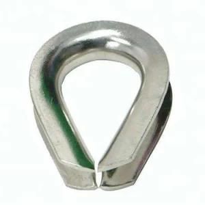 Transmission Line Fitting Galvanized Steel Rope Thimble