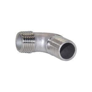Stainless Steel 316 Pipe Fitting, 90 Degree Elbow, NPT Male Push Lock Fittings