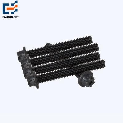 Carbon Steel Torx Head Bolts M5 M10 Carbon Steel Torx Flange Head Bolt Torx Head Bolt with Washer/Black Oxide Bolts