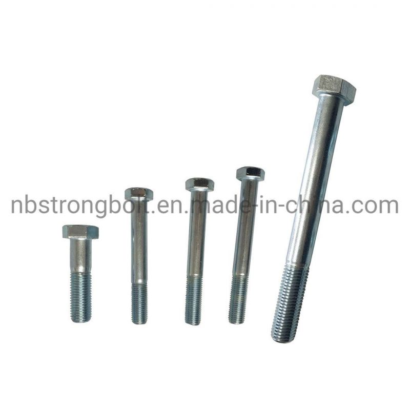 DIN931 Screw Hex Bolt with Zp