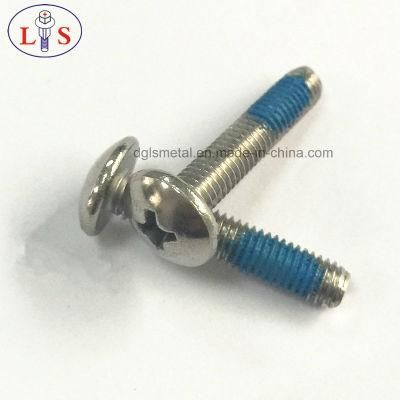 Mushroom Head Cross Recess Bolt with Nylok