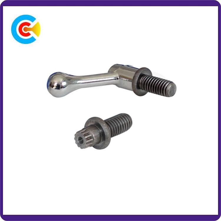 4.8/8.8/10.9/Carbon Steel Galvanized Customized Non-Standard Hobbing Car Handle Mechanical Screw