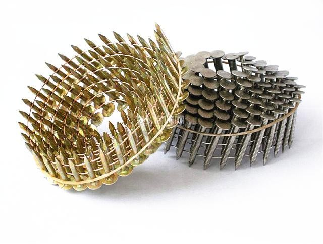 15 Degree E. G. Wire Welded Coil Roofing Nails 32mm