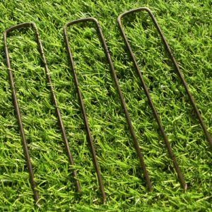 Yard Cover Spikes Garden Stakes Lawn Ground Staples Pins