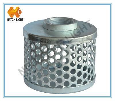 2&quot; Zinc Plated Steel Round Hole Strainers