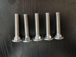 ASME B 18.5 Round Head Square Neck Carriage Bolts, Full Threaded in Stainless 316