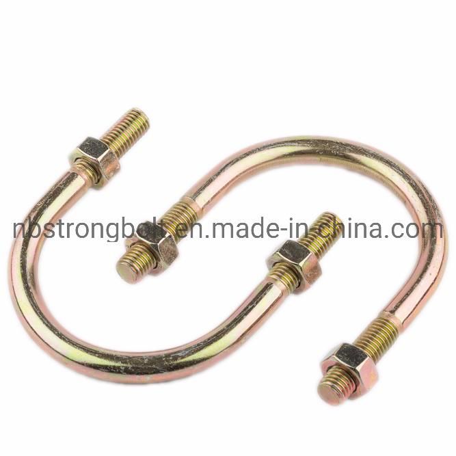 U Bolt Screw with Yellow Zinc Plated