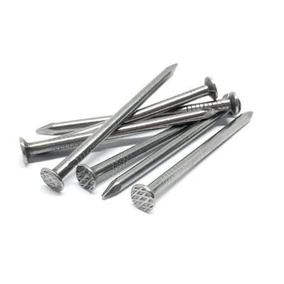 Factory Price Common Nail with Checkered Head Polished Smooth