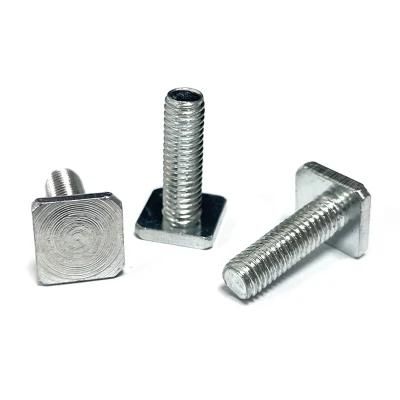 Customized Carbon Steel Zinc Plated Grade 8.8 T Square Head Screws Bolt