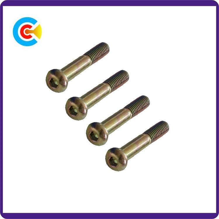 DIN/ANSI/BS/JIS Carbon-Steel/Stainless-Steel Pan/4.8/8.8/10.9 Galvanized Inner Hexagon Socket Screw for Building
