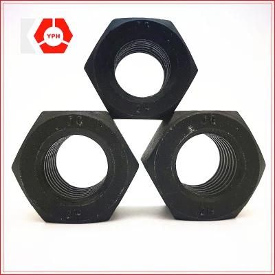 Carbon Steel A194 2h Hex Nuts with Black