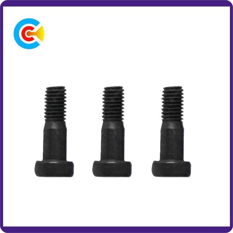 Round Cheese Head Bolt Black Zinc Coating Custom Fasteners Screws