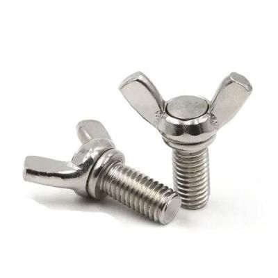 Stainless Steel Carbon Steel DIN316 Butterfly Wing Plastic Wing Nuts and Screws Bolts Wing Screw