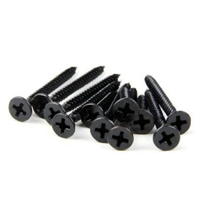 Black Drywall Screws High Strength Screws Countersunk Head Self Tapping Screws