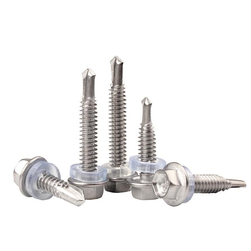 Hardware Fasteners DIN7504 Stainless Steel Hex Head Self Drilling Screw Screw