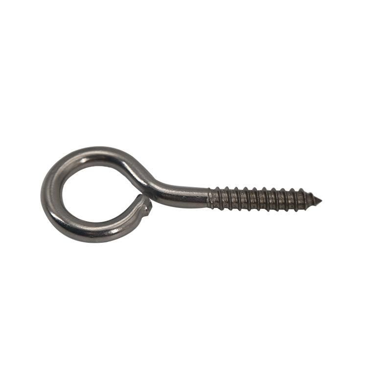 Factory Produced Stainless Steel Eye Screw Snake Eye Screw Screw Eye
