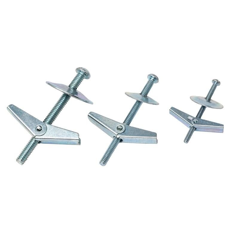 Galvanized Butterfly Toggle Anchor with Screw