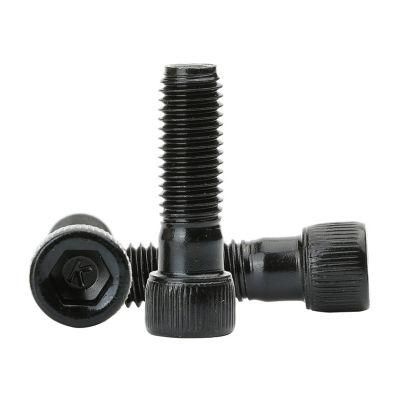 Custom Knurled Knob Hexagon Head Hex Socket Cap Screws Black