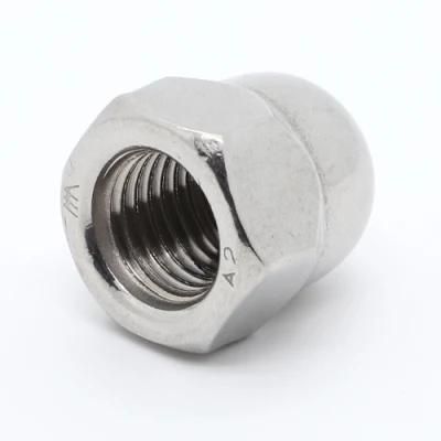 All Size High Quality DIN1587 SS304 SS316 Dome Nut