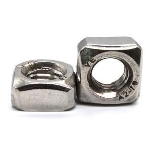 M4 M6 M8 M16 Stainless Steel Thin Square Nut DIN557