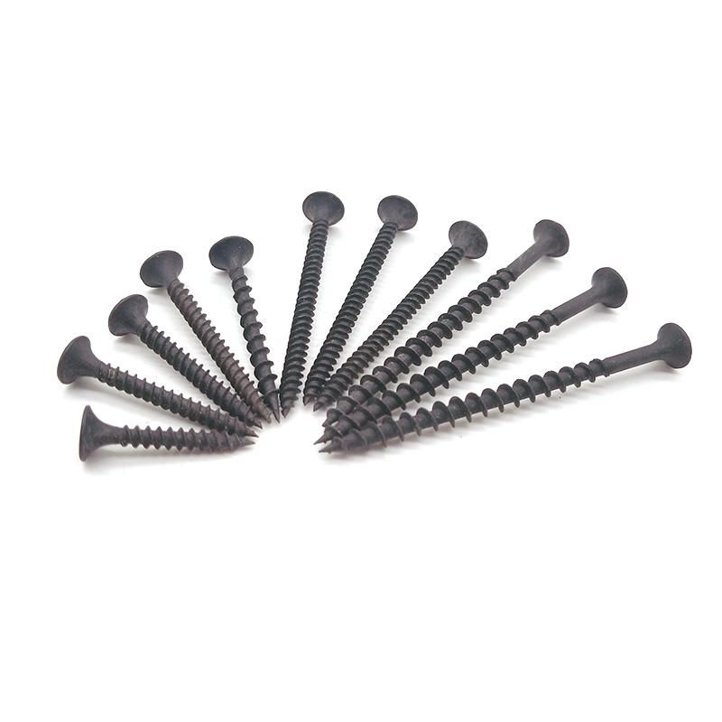 Black Harden Phosphatized Fine Coarse Thread Drywall Screw (#6-#10)