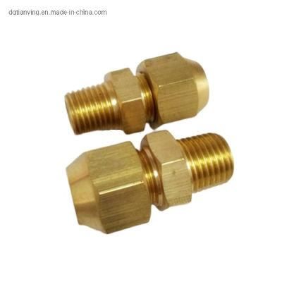 Brass Flare Nut Straight Female Nipple for Mold Component