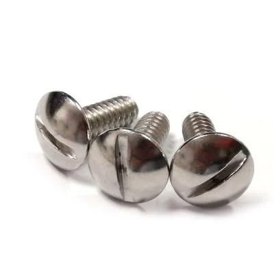 Customized M2 M3 M4 M5 M6 Stainless Steel Truss Head Slotted Machine Screws