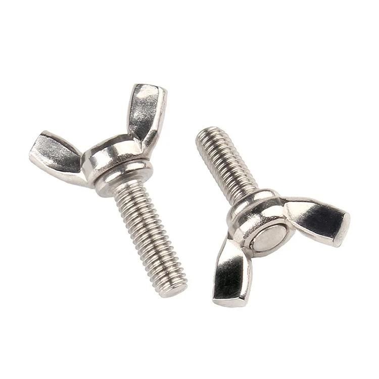 DIN316 High Quality Stainless Steel 304 316 Wing Bolt Wing Screw