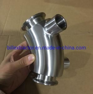 Sanitary Stainless Steel 304 45degree Tri Clamp Elbow/Bend