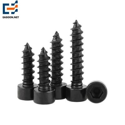 Black Grade 4.8 Trim Head Self Tapping Bolt/Drilling Screw/Wood Screw/Furniture Screw/Hex Flange Head Bolt and Nut/Hex Socket Cap Screw