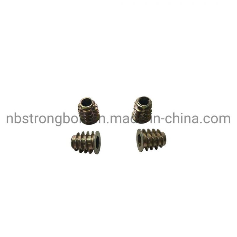 Furniture Nut with Yellow Zinc Plated
