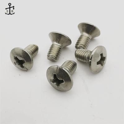 Stainless Steel Ss Factory Price Hardware Fasteners ISO 7047 M1.6-M10 Rasied Countersunk Head Screws Made in China