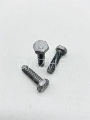 DIN933 Hex Head Bolt HDG Grade 8.8